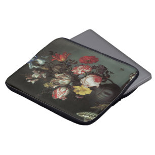 Vintage Barock-Blumen von Balthasar van der Ast Laptopschutzhülle