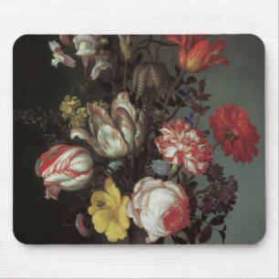 Vintage Barock-Blumen von Balthasar van der Ast Mousepad