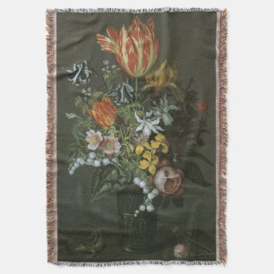 Vintage Barock, Blumenstilleben Blumen in Vase Decke