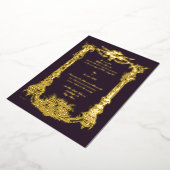 Vintage Barock-Rokoko-Fußleiste Folieneinladung (Gedreht)