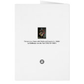 Vintage barocke Blume von Balthasar van der Ast (Hinten)