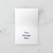 Vintage barocke Muschel Design Dankeschön Karte (Innenseite)