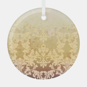 Vintage barocke Muster, dekorativer Luxus. Ornament Aus Glas