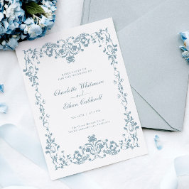 Vintage barocke Rahmen Elegante Hochzeit Einladung