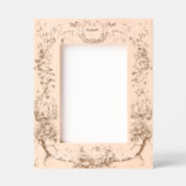 Vintage barocke Rokoko-Grenze mit Herz Geätzte Rahmen (Vorderseite)