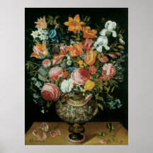 Vintage barocke Stillleben Blume in einer Vase