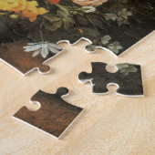 Vintage barocke Stillleben Blume in Metal a Vase Puzzle (Seite)