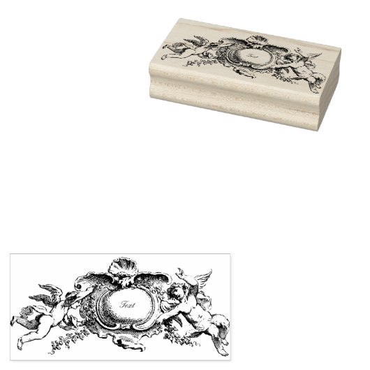 Vintage Barockstuben Gummistempel (Stempel)