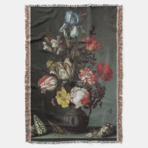 Vintage Baroque Blumen von Balthasar van der Ast Decke