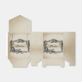 Vintage – Baroque – Shabby chic – Praliné Geschenkschachtel (Ungefaltet)