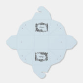 Vintage – Baroque – Shabby chic – Praliné Geschenkschachtel (Ungefaltet)