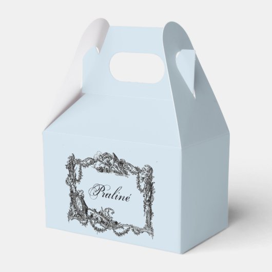 Vintage – Baroque – Shabby chic – Pralinen Geschenkschachtel (Vorderseite)