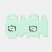 Vintage – Baroque – Shabby chic – Pralinen Geschenkschachtel (Ungefaltet)