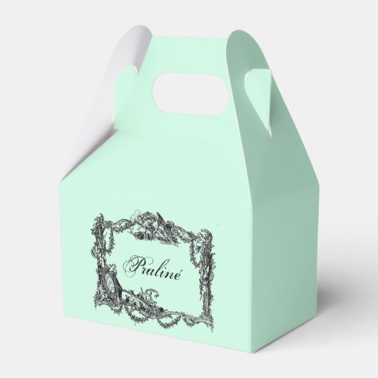 Vintage – Baroque – Shabby chic – Pralinen Geschenkschachtel (Vorderseite)