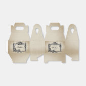 Vintage – Baroque – Shabby chic – Pralinen Geschenkschachtel (Ungefaltet)