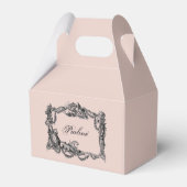 Vintage – Baroque – Shabby chic – Pralinen Geschenkschachtel (Rückseite)