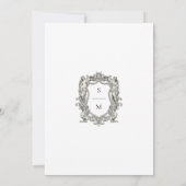 Vintage Baroque Statue Fine Art Renaissance Einladung (Rückseite)