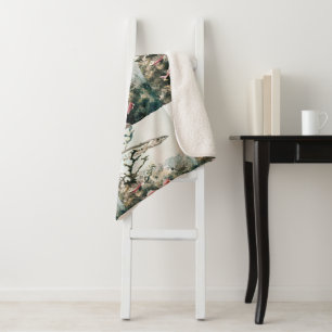 Vintage Barracuda- und Rifffische Sherpadecke