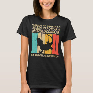 Vintage Bartagame für Männer Frauen Kinder Reptil T-Shirt
