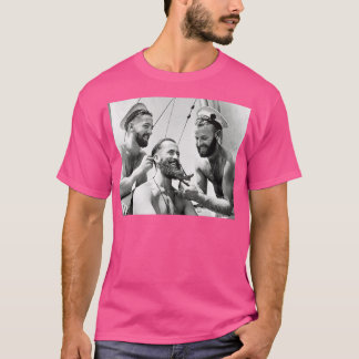 Vintage-Barttrimming T-Shirt
