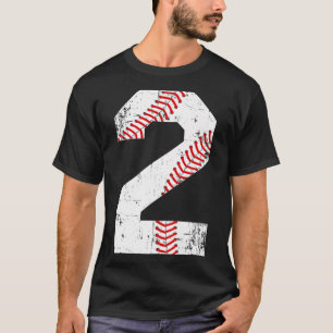 Vintage Baseball 2 Trikotnummer Premium T-Shirt