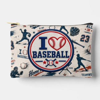 Vintage Baseball Accessory Pouch | Baseball Lover Zubehörtasche