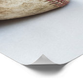 Vintage Baseball and Bat Poster (Ecke)