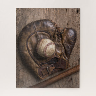 Vintage Baseball-Ausrüstung Puzzle