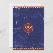 VINTAGE BASEBALL Bar Mitzvah Einladung (Rückseite)