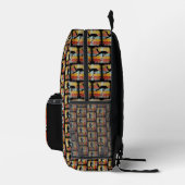 Vintage Baseball Bedruckter Rucksack (Rechts)