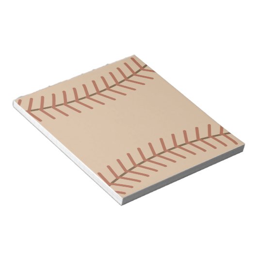 Vintage Baseball Binder Notepad  Notizblock (angewinkelt)