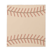 Vintage Baseball Binder Notepad Notizblock (Vorderseite)