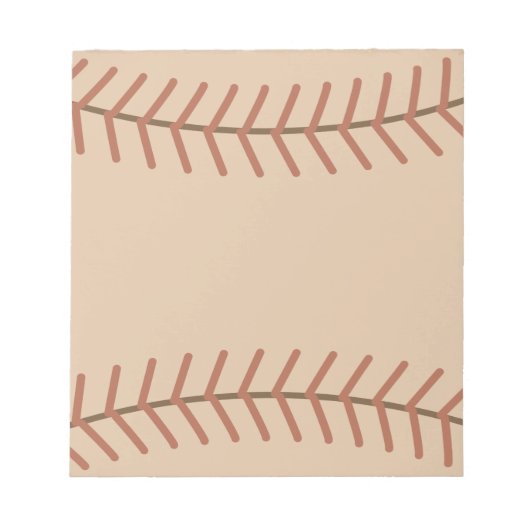 Vintage Baseball Binder Notepad Notizblock (Vorderseite)