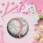 Vintage Baseball Birthday Pappteller (Party)