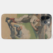 Vintage Baseball Case-Mate iPhone Hülle (Rückseite (Horizontal))