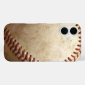 Vintage Baseball Case-Mate iPhone Hülle (Rückseite (Horizontal))