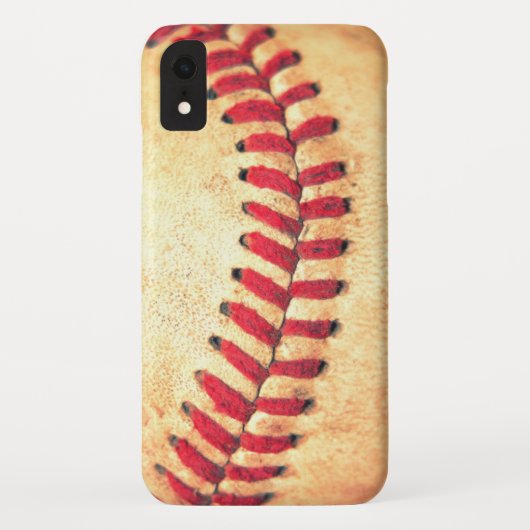 Vintage-Baseball Case-Mate iPhone Hülle (Rückseite)