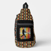 Vintage-Baseball Crossbody Bag (Vorderseite)