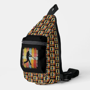 Vintage-Baseball Crossbody Bag