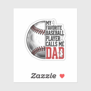 Vintage Baseball Dad Grafik T-Shirt mit Gravur_1 Aufkleber