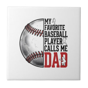 Vintage Baseball Dad Gravur Grafik T-Shirt_1 Fliese