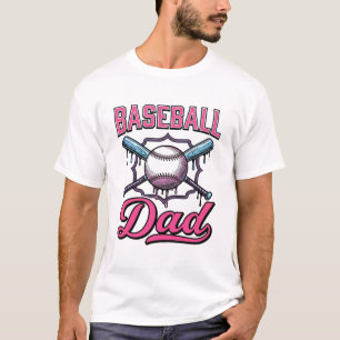 Vintage Baseball Dad Gravur T-Shirt Design (2)_