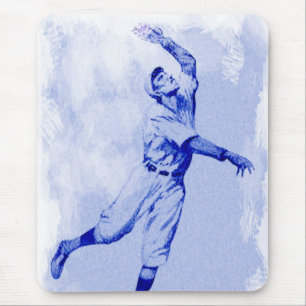 Vintage-Baseball-Fänger-Mauspad Mousepad