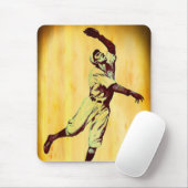 Vintage-Baseball-Fänger-Mauspad Mousepad (Mit Mouse)