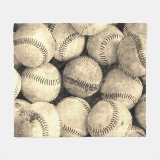 Vintage-Baseball-Flanelldecke Fleecedecke
