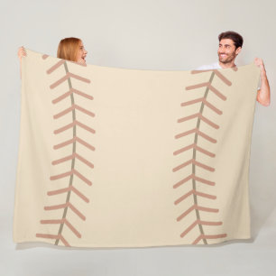 Vintage-Baseball-Flanelldecke  Fleecedecke