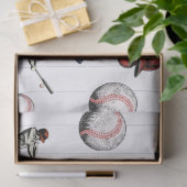 Vintage-Baseball-Geburtstag Seidenpapier (Geschenk)