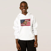 Vintage Baseball Hoodie (Vorne ganz)