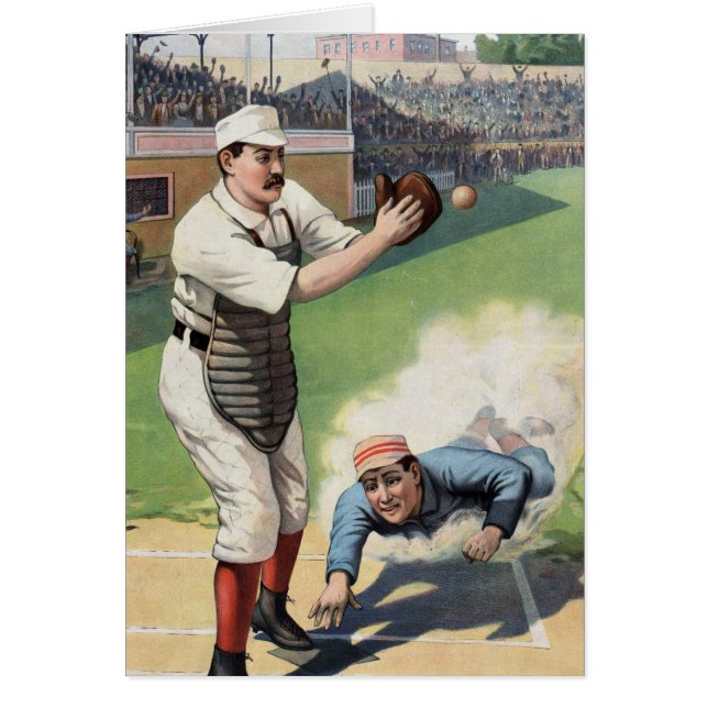Vintage Baseball-Illustration (Vorne)