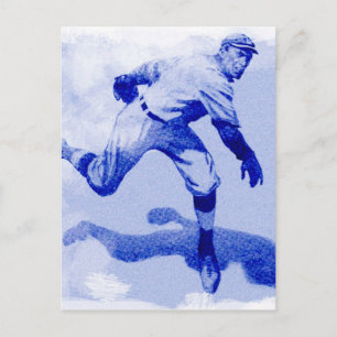 Vintage Baseball-Krug-Anmerkungs-Karte Postkarte